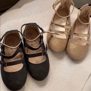 2 pairs Toddler Girl Shoes